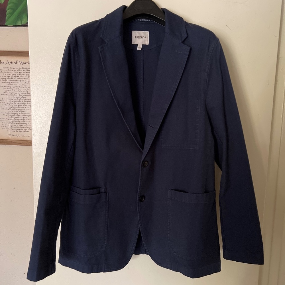 Jetsetter Washed Cotton Blazer